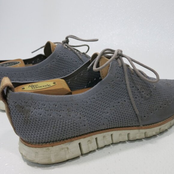 Cole Haan 2.ZERØ GRAND Laser Wingtip Oxfords Navy Blue Casual Footwear Sz 11 M main image 5